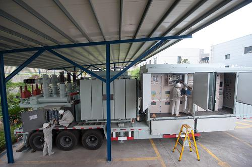 湖南AG旗舰厅直流屏指定用在移动变电站