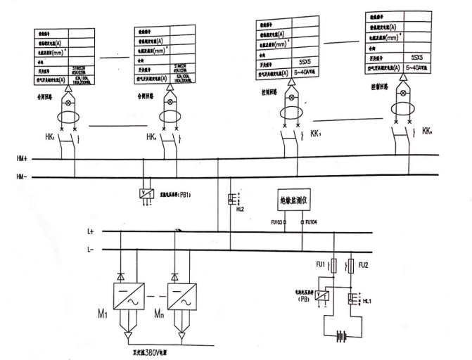 直流屏接线图 直流屏接线图
